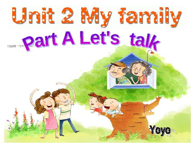 三年级下册英语(PEP版)PEP英语《My family》第1页