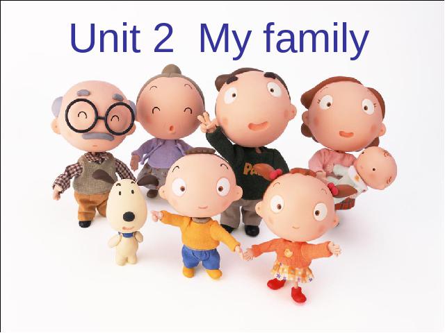 三年级下册英语(PEP版)PEP英语Unit 2《My family第四课时》第1页