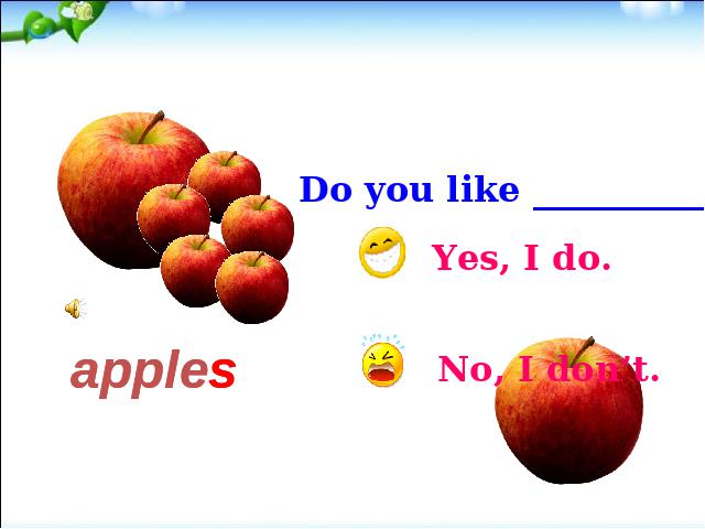 三年级下册英语(PEP版)《Unit5 Do you like pears? A let's learn》第9页