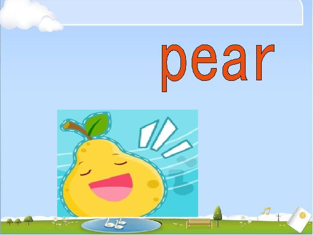 三年级下册英语(PEP版)Unit 5 Do you like pears? A B let's learn 第10页