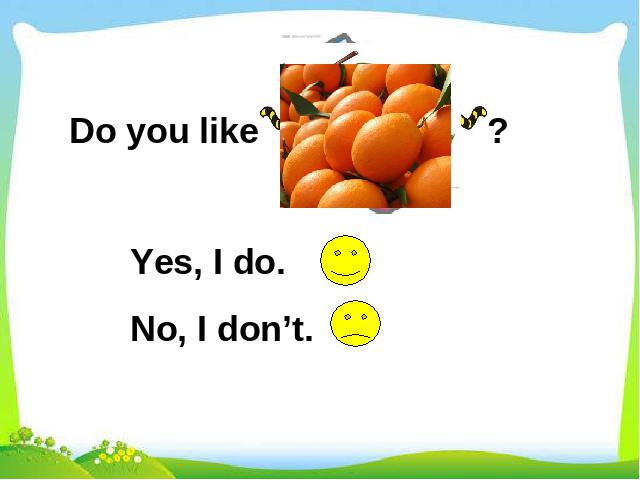 三年级下册英语(PEP版)Unit5 Do you like pears? A let's learn chant课件ppt第7页