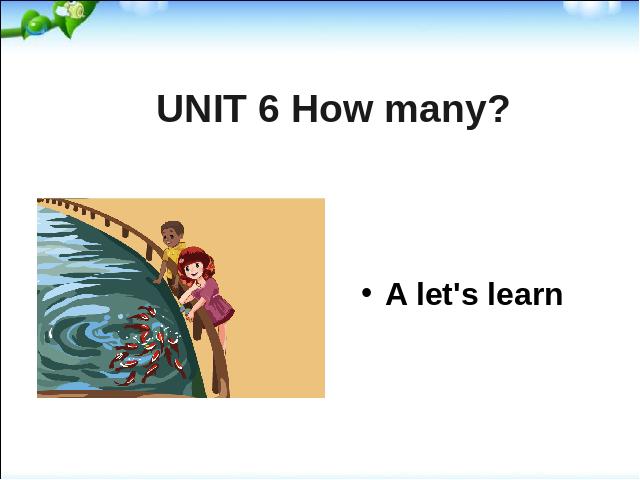 三年级下册英语(PEP版)新版PEP《Unit6 How many A let's learn》课件ppt第1页
