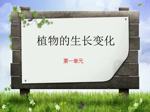 三年级下册科学（教科版）科学植物的生长变化复习ppt课件第1页