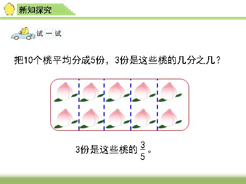 三年级下册数学（苏教版）数学优质课认识一个整体的几分之几ppt课件第7页