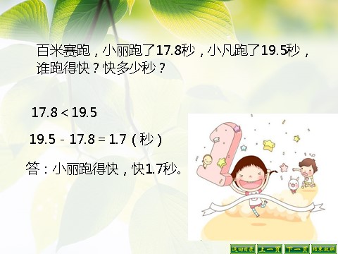 三年级下册数学（苏教版）数学优质课简单的小数加减法ppt课件第9页