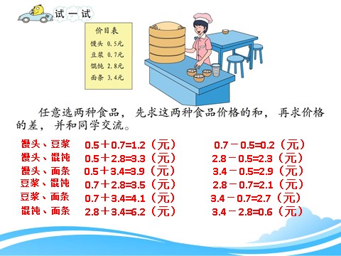 三年级下册数学（苏教版）数学精品简单的小数加减法ppt课件第9页