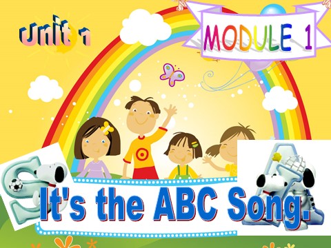 三年级下册英语（外研版三起点）外研版英语教研课Module1 Unit1 It's the ABC songppt课件第1页