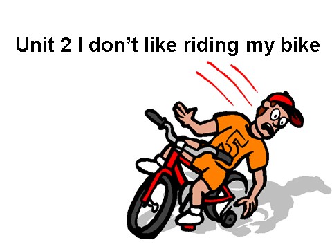 三年级下册英语（外研版三起点）原创Module3 Unit2 I don't like riding my bikeppt课件第1页