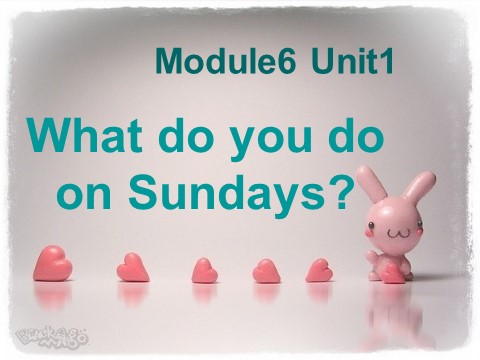 三年级下册英语（外研版三起点）原创Module6 Unit1 What do you do on Sundaysppt课件第3页