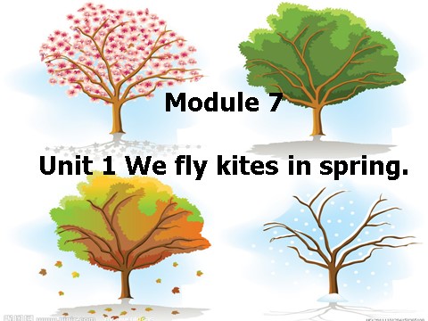 三年级下册英语（外研版三起点）优质课Module 7 Unit1 We fly kites in springppt课件第3页