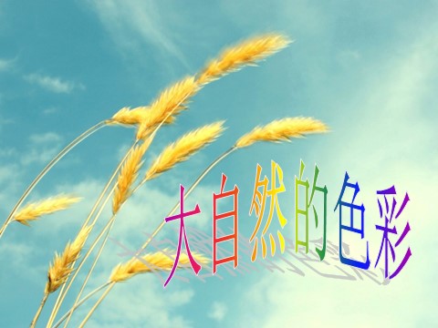 四年级上册美术大自然的色彩第1页