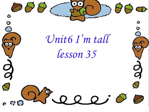 四年级上册英语（精通版） Lesson 35 课件2第1页