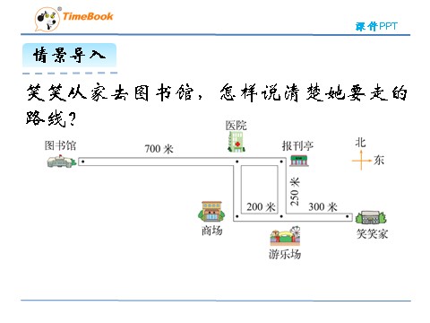 四年级上册数学(北师大版）5.1去图书馆第6页