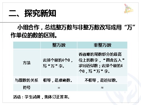 四年级上册数学（人教版）《非整万的数的改写》课件第6页