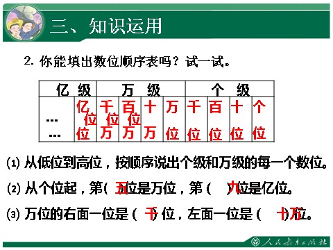 四年级上册数学（人教版）1、亿以内数的认识第9页