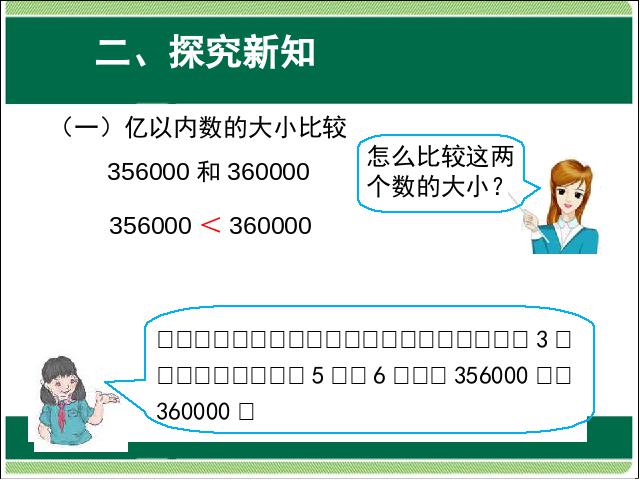 四年级上册数学（人教版）课件大数的认识:亿以内数的大小比较和改写原创ppt第6页