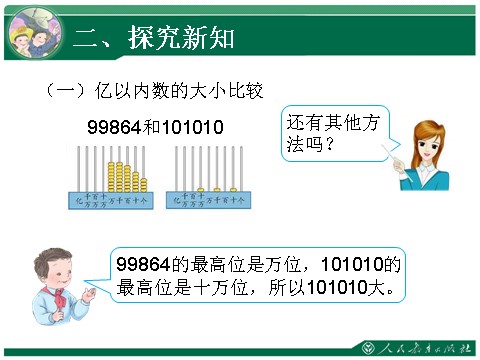 四年级上册数学（人教版）4、亿以内数的大小比较和改写第4页