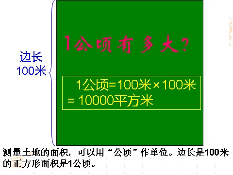 四年级上册数学（人教版）《公顷和平方千米》课件3第4页