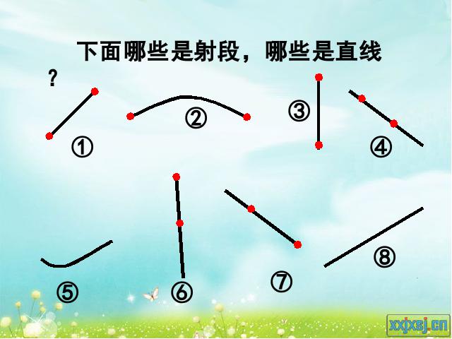 四年级上册数学（人教版）数学《线段直线射线》()第7页