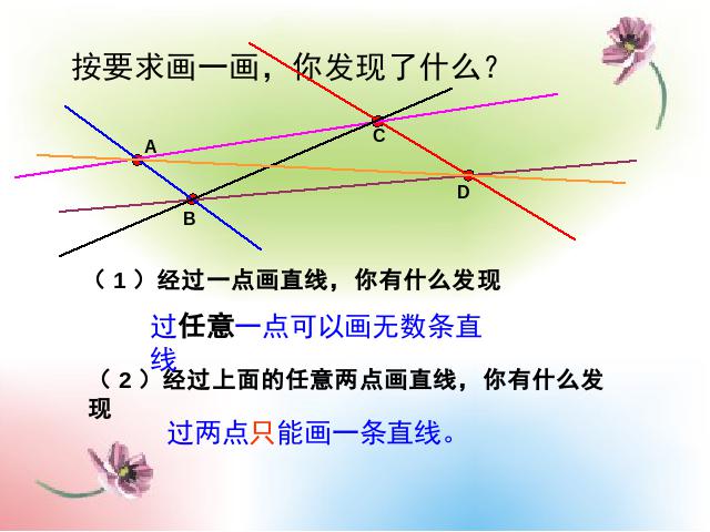 四年级上册数学（人教版）数学《直线射线和角》第3页