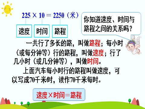 四年级上册数学（人教版）(2)速度、时间和路程第6页