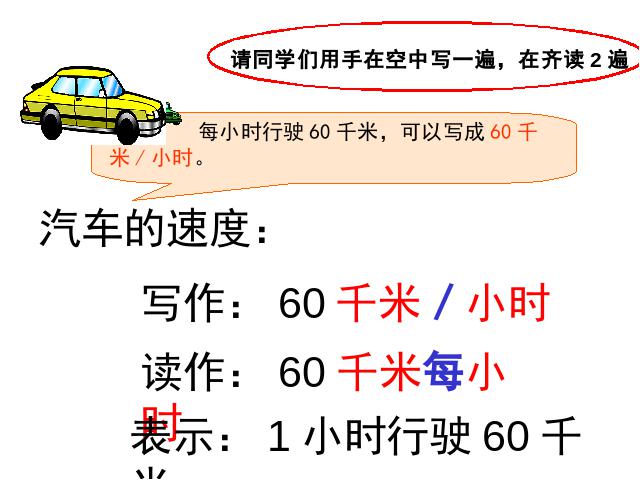 四年级上册数学（人教版）数学《速度、时间和路程之间的关系》第7页