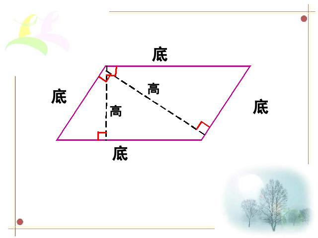 四年级上册数学（人教版）平行四边形第9页