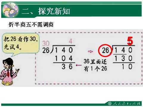 四年级上册数学（人教版）《笔算除法·灵活试商》教学课件第7页