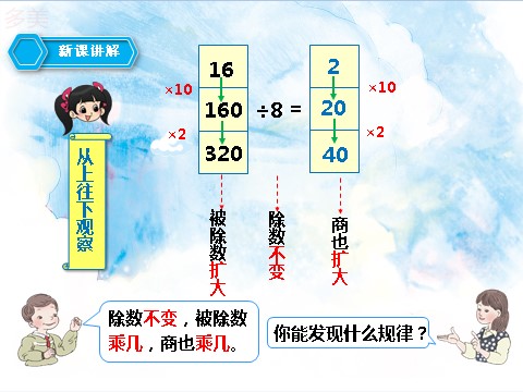 四年级上册数学（人教版）第六课时商的变化规律（课件）第6页