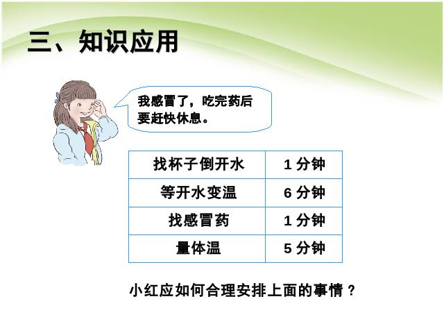 四年级上册数学（人教版）数学第八单元数学广角优化:沏茶问题优质课第10页