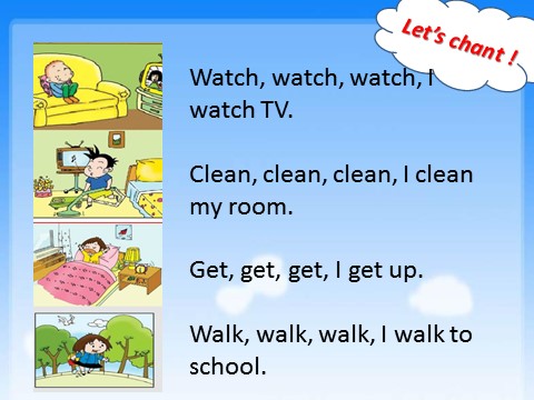 四年级上册英语（外研一起点）Module 3 Unit 1 She didn't walk to school yesterday. 课件1第2页