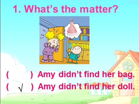 四年级上册英语（外研一起点）Module 7 Unit 1 Did you take Amy's doll 课件第4页