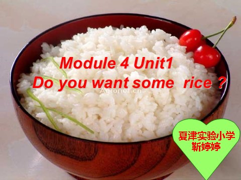 四年级上册英语（外研三起点）Module 4《Unit 1 Do you want some rice》ppt课件6第1页