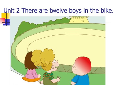 四年级上册英语（外研三起点）Module 7《Unit 2 There are twelve boys on the bike》ppt课件3第1页