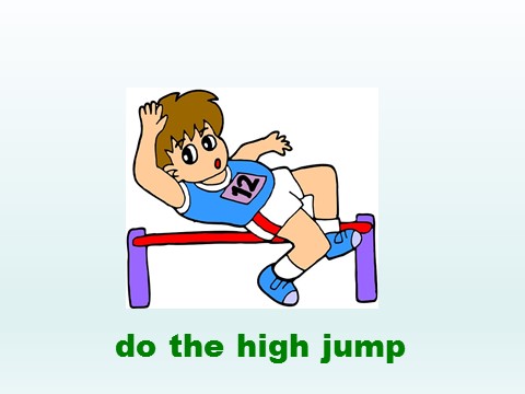 四年级上册英语（外研三起点）Module 9 Unit 2 I am going to the high jump 课件第10页