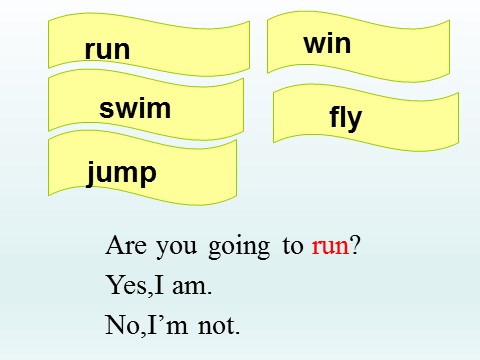 四年级上册英语（外研三起点）Module 9 Unit 2 I am going to the high jump 课件第5页