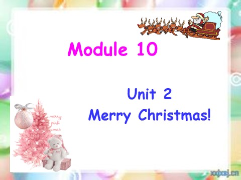 四年级上册英语（外研三起点）M10U2 Merry Christmas第1页