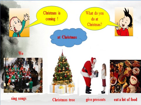 四年级上册英语（外研三起点）Unit 2 Merry Christmas 课件 1第7页