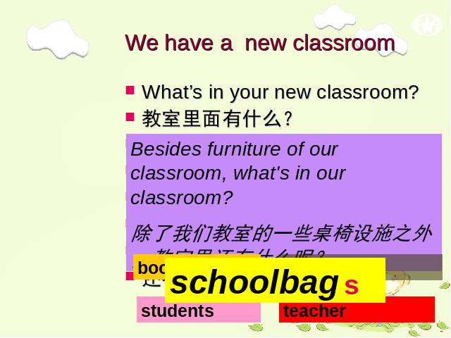 四年级上册英语(PEP版)PEP英语《My schoolbag第一课时》ppt原创课件（）第2页