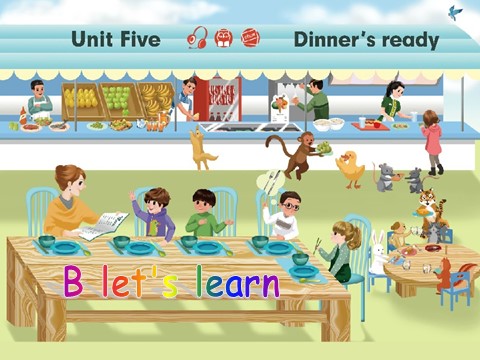 四年级上册英语(PEP版)B lets learn第1页