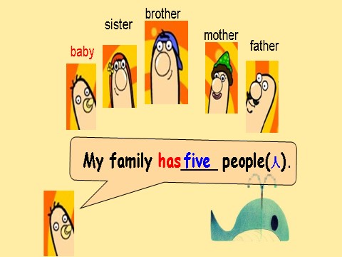 四年级上册英语(PEP版)Unit6 meet my family A lets talk第5页