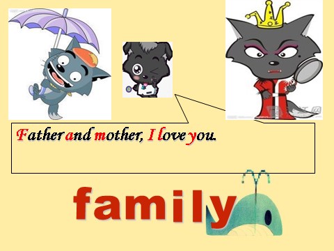 四年级上册英语(PEP版)Unit6 meet my family A lets learn第6页