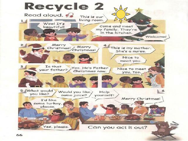 四年级上册英语(PEP版)PEP英语Recycle 2第一课时优质课第6页