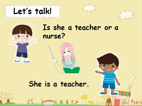 四年级上册英语（科普版）Lesson 7 Is she a doctor or a nurse 课件第9页