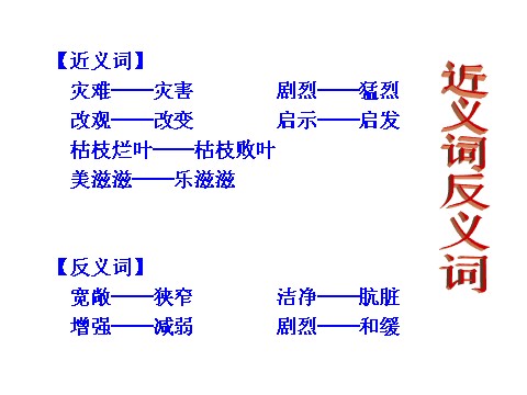 四年级下册语文课堂教学课件2第8页