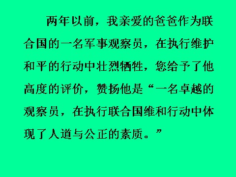 四年级下册语文一个中国孩子的呼声ppt课件3第4页