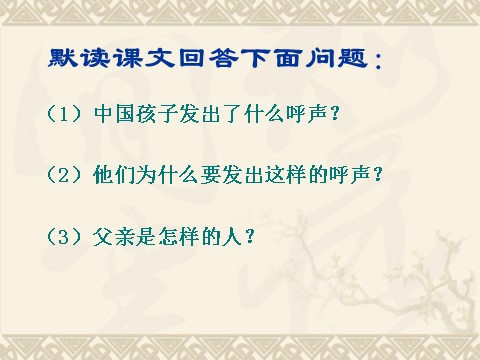 四年级下册语文一个中国孩子的呼声ppt课件2第3页