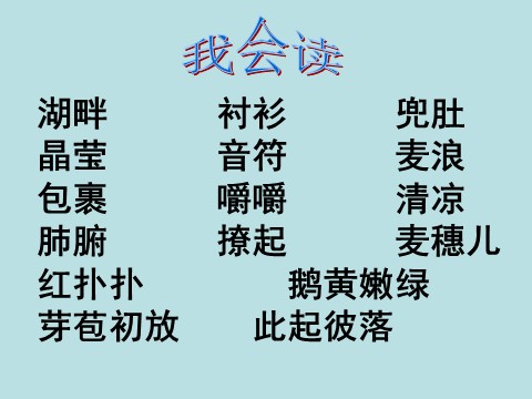 四年级下册语文课堂教学课件3第3页