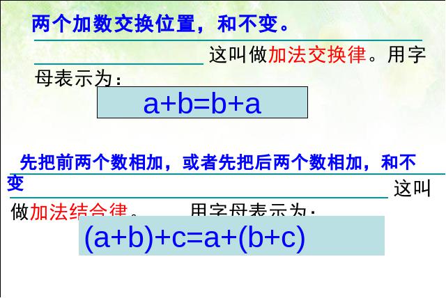 四年级下册数学（人教版）《运算定律:加法运算定律》ppt原创课件第3页