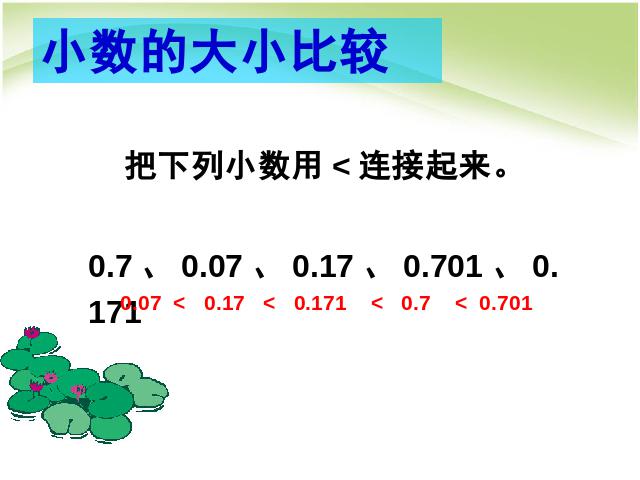 四年级下册数学（人教版）《4.8小数的意义和性质整理和复习》第8页